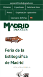 Mobile Screenshot of madridpenshow.com